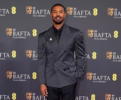 LONDON, ENGLAND – FEBRUARY 22: Michael B. Jordan attends the 2026 EE BAFTA Film Awards at The Royal Festival Hall on February 22, 2026 in London, England. (Photo by Dominic Lipinski/Getty Images)